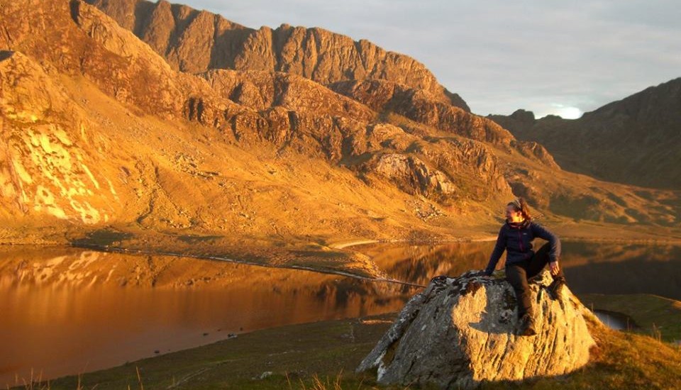 Watching the sunset over Carnmore.