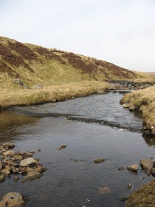 Limestone Pavements in the River Bed, Yorkshire