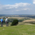 Admiring the view from the Beacon